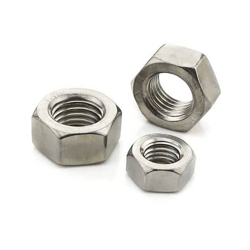 หัวน็อตมิลสเตนเลส หลายขนาด Hex Nut Stainless