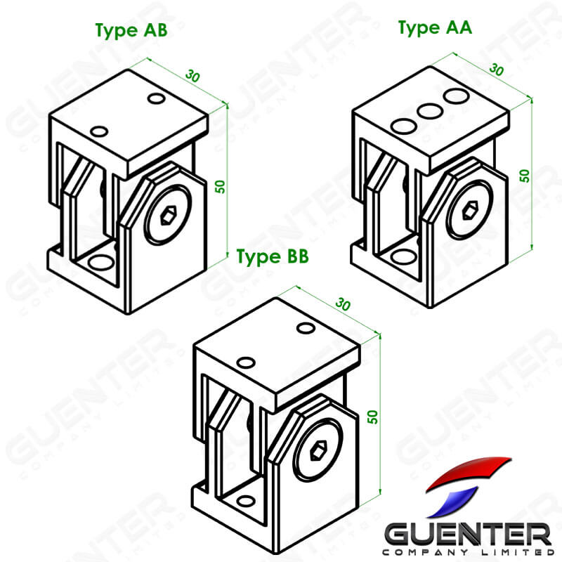 Free Angle 30 - Dimension - Guenter.co.th