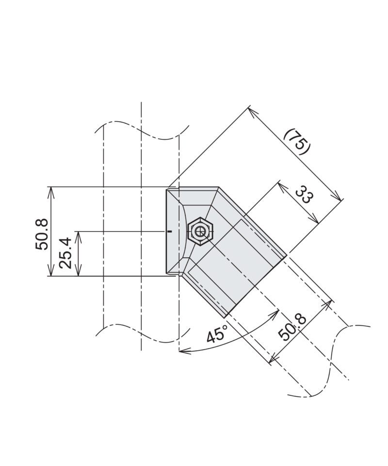 แบบ 45 Degree Connector G Outer