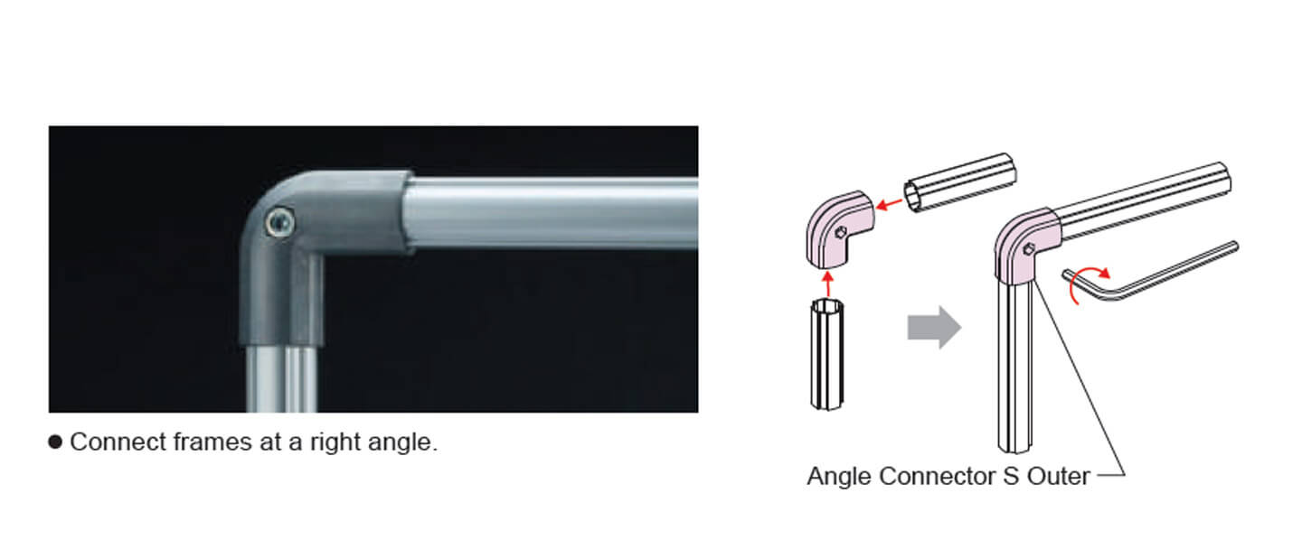 วิธีใช้งาน Angle Connector S Outer