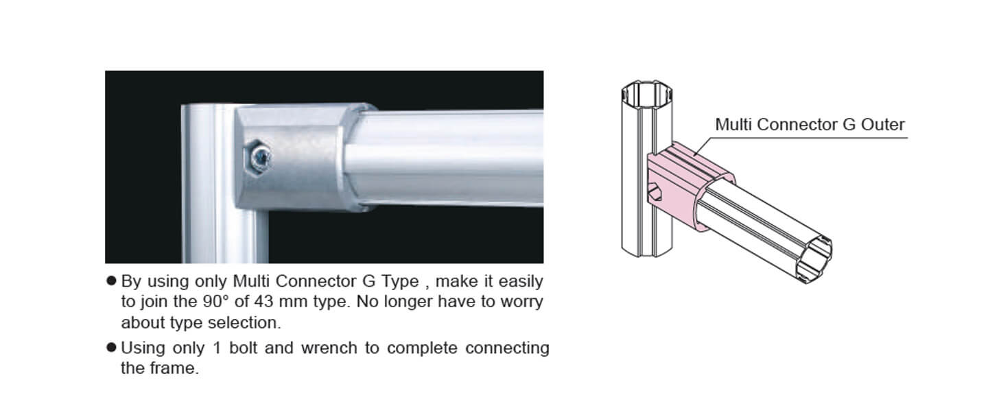 วิธีใช้งาน Multi Connector 43-Outer